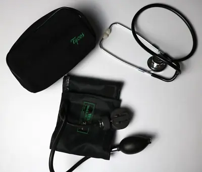 VTG Tycos Taylor Adult Blood Pressure Sphygmomanometer Monitor & Stethoscope • $17.94