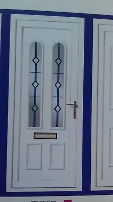 UPVC Blue Diamond  (Resin Lead)  Door (485.00 Includes Fitting) • £485