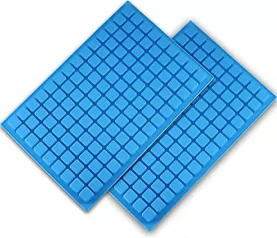 2 PCS 126 Cavity Square Silicone Mold Mini Candy Molds For Chocolate Gummy Ice • $10.79