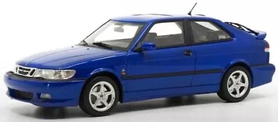 DNA Collectibles 1:18 Scale Diecast Model Saab 9-3 Viggen Coupe 2000 Blue 000068 • $207.25