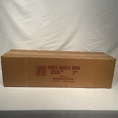 Box (12ea) Of Underground Devices Brand Cable Saddle Racks - Catalog #3SR3 GREY • $275