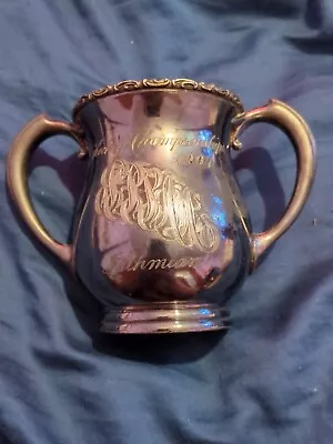 1904 Hockey Championship Silver Cup Trophy Antique / Saint Paul's School SPSAA • $19.95