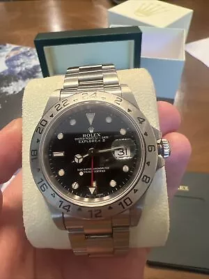 Rolex Explorer II M16570 With Box Appraisal And Service Card • $7900