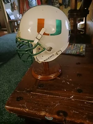 Miami Hurricanes Authentic Full Size Helmet  Medium • $180