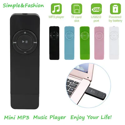 Mini USB MP3 Player Support Micro SD TF Card Sport Music Media Built-in Speaker • $9.30