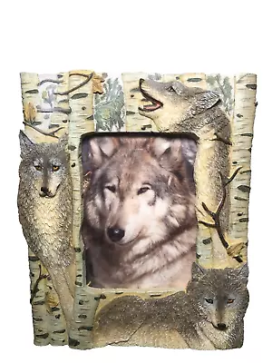 3D 8 X 6.5 Inch Resin Wolf Picture Frame Suitable For A 3x5 Inch Photo • $10