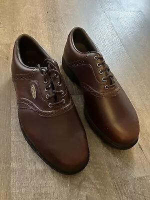 FOOTJOY Men’s Golf Shoes 9 Wide Brown Saddle • $25