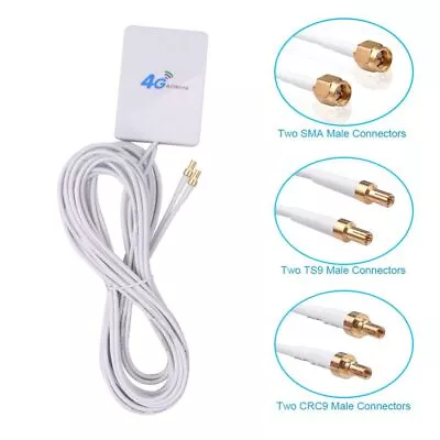 LTE Antenna 3G 4G TS9 CRC9 SMA Connector 4G LTE Router External Antenna NEw • $12.84