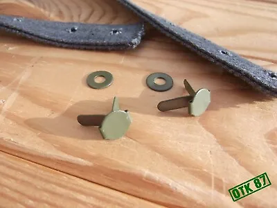 £7 • Buy 2 X Chin Strap Pins & Washers For Helmets, Green  WW2 RKKA Reproduction