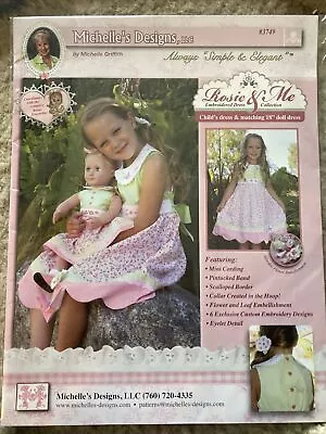 Sewing Pattern 18  Doll & Child/Girls Matching Dress Michelle’s Designs #3749 • $5