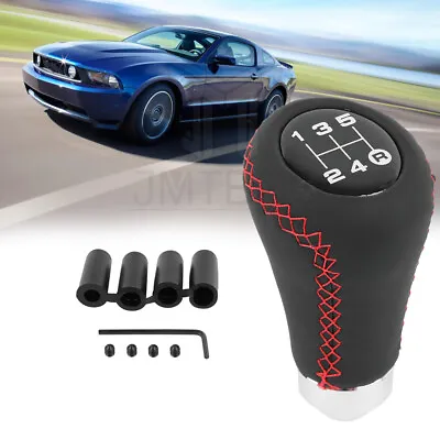 5 Speed Manual Stick Shifting Handle Leather Gear Shift Knob For Ford Mustang • $14.69