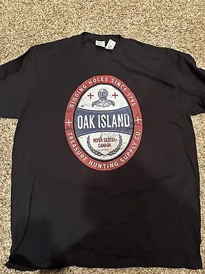 Curse Of Oak Island -- Oak Island Treasure Hunting Supply Co. Tee Shirt -  XL • $15