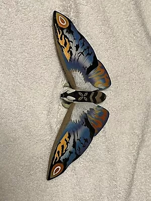 Rainbow Mothra Figure Bandai Toho 2002 Vinyl 10  RARE Very Nice Condition • $25.99