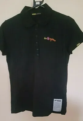 Fro Systems Ladies Daisy Polo Shirt - Black • £10.99