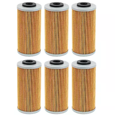 6pcs Oil Filters For BMW G450X 2009 SHERCO SE 250 300 450 500 TC449 TE449 TE510 • $22.59