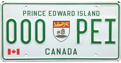 *99 CENT SALE* Mint Prince Edward Island PEI Updated Design Sample License Plate • $0.99