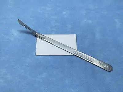 V. Mueller SU1403-003 Surgical Knife Handle 3LA Long Angled Germany • $15