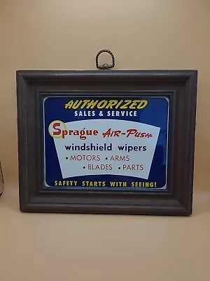 VTG 1960s Air Push Windshield Wipers Sticker/Sign Used Great Condition • $35