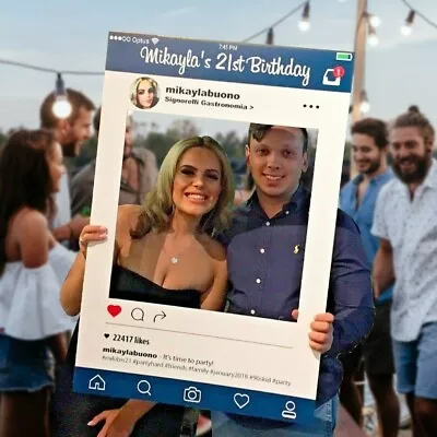 $89 • Buy SELFIE FRAME Instagram/Facebook Props, PhotoBooth Prop, Printed + Delivered