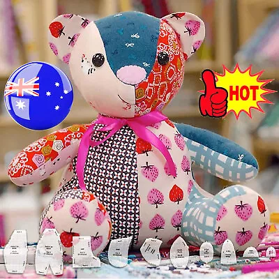 Memory Bear Template Ruler Set (10 PCS) DIY Hand Memory Bear Stencil Ruler • $17.99