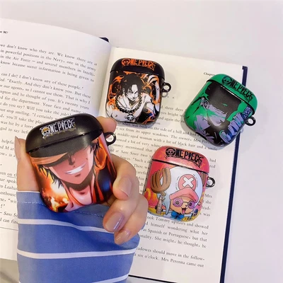 $23.09 • Buy One Piece Luffy Ace Zoro For Apple AirPods Accessories Silica Gel Case Cover