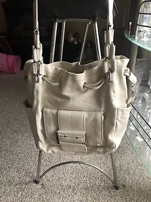 Authentic Michael Kors Large Ivory Pebbled Leather Shoulder Bag • $29.99