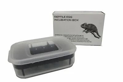 $13 • Buy Gecko Egg Incubation Container Bearded Dragon Crested Gecko Reptile Lizard Sn...