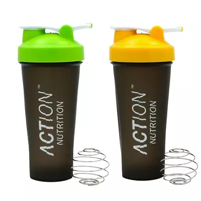 6 Pack Shaker Bottles 28 Ounce With Metal Mixing Ball For Fitness Sports Protein • $34.99