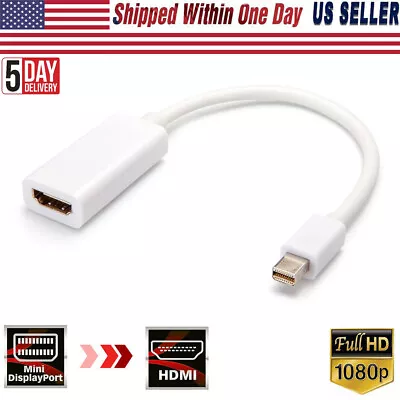 Mini Display Port DP Thunderbolt To HDMI Adapter For MacBook Pro Air Mac IMac US • $2.35