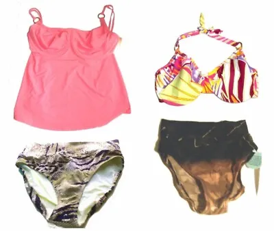 $56.99 • Buy Tara Grinna Swimsuit Separates Tops & Bottoms Sizes XS-XL NWT $66-$74 