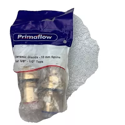 1 Pair Primaflow Ceramic Glands 10mm Spline For 3/8”-1/2” Taps 1/4 Turn  • £9.90