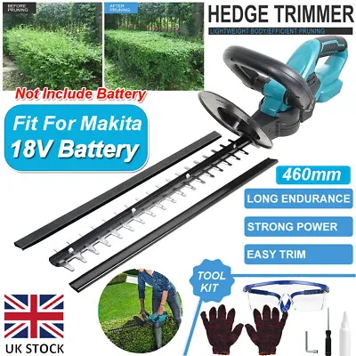 For Makita 18V Battery Cordless Hedge Trimmer Electric Garden Cutter Pruner Tool • £50