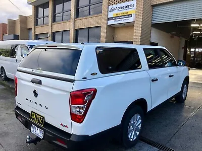 $4500 • Buy New Canopy For SsangYong Musso XLV (Long Tub) FORCE PRO 2018+ Grand White #WAA
