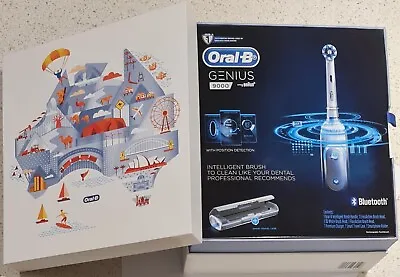 $189.99 • Buy Oral B Genius 9000 Electric Toothbrush Australiana Limited Edition Smart Case
