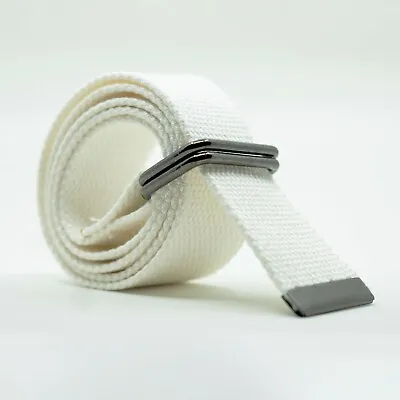 1.5  Rectangular D-Ring Adjustable Canvas Web Belts | Big And Tall Sports Belt • $11.99