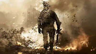 Black Ops Call Of Duty Canvas 20x30 Wall Art Picture Print Uk  Ready To Hang!!!! • £29