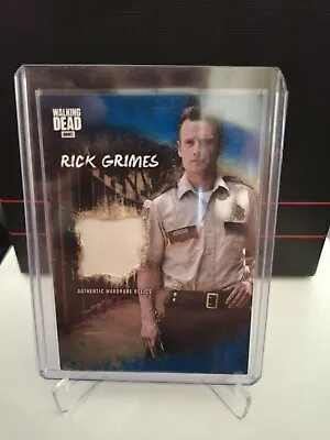 £44.73 • Buy The Walking Dead Road To Alexandria - Costume Relic Blue #14/50 - Rick Grimes