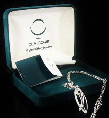 Ola Gorie Sterling Silver Pendant In Original Case • £95