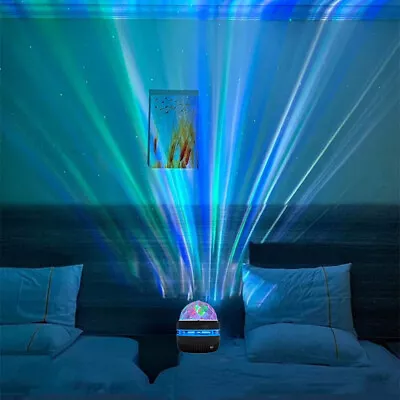 Northern Lights Galaxy Projection Lamp Aurora Star Projector Night Lights Decro • £5.45