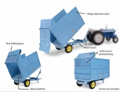 £55.70 • Buy Trailer With Bulkheads Additional For Silage 1:3 2 Model 6230 Universal Hobbies