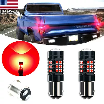 1157 LED Red Strobe Flashing Brake Tail Bulbs For Chevrolet C10 K10 C20 1975-86 • $18.99