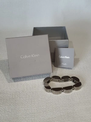 Calvin Klein Chunky Stainless Steel Wavy Bracelet • £45