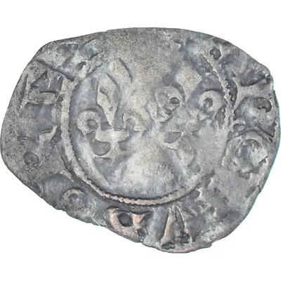 [#1174038] Coin France Charles VI Denier Tournois 1380-1422 1st Emission V • $90.94