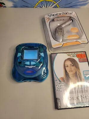 Video Now Color FX Personal Video Player Tiger Electronics Diva Clear Blue Lot • $41.92
