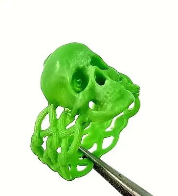 Wax Ring Man Skull Patterns For Lost Wax Casting Silver Gold Platinum  Jewelry • $25
