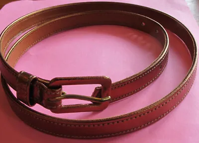 MORRIS MOSKOWITZ Vintage Women’s Copper Leather Belt~REDUCED Size M~NWOT~FREE H • $24