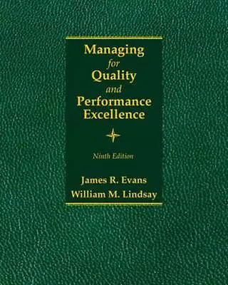 Managing For Quality And Performance Excellence By James R. Evans (English) Hard • $114.93