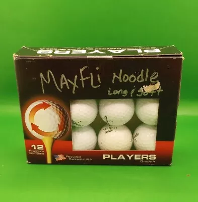 Maxfli Noodle Players Tour 2 Grade A 12 Recycled Premium Golf Balls Sealed Box • $15.89