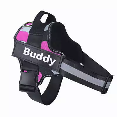 Personalized Dog Harness NO PULL Reflective Breathable Adjustable Pet Harness Ve • $16.99