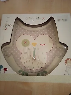 Olive Henri And Friends Owl Wall Clock • £10